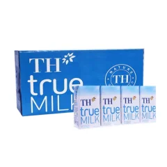 Thùng Sữa Tươi Th True Milk Ít Đường 48 Hộp 110Ml