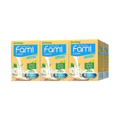 Lốc Sữa Fami Canxi Ít Đường 6 Hộp X200Ml