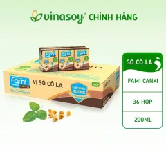 Sữa Đậu Nành Fami Socola Nguyên Thùng 36 Hộp X 200Ml