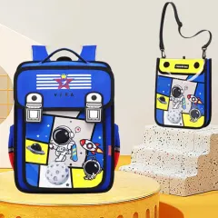 Balo Chống Gù Dáng Hộp 3D Cho Bé Gái Và Bé Trai Học Sinh Tiểu Học Hs1042 Bee Gee Mẫu 02