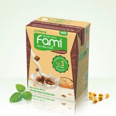 Sữa Đậu Nành Fami Đường Đen Lốc 6 Hộp 200Ml