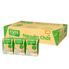 Sữa Đậu Nành Fami Nguyên Chất Lốc 6 Hộp 200Ml