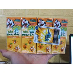 Sữa Kun Trái Cây Vị Cam Lốc 4 Hộp 180Ml