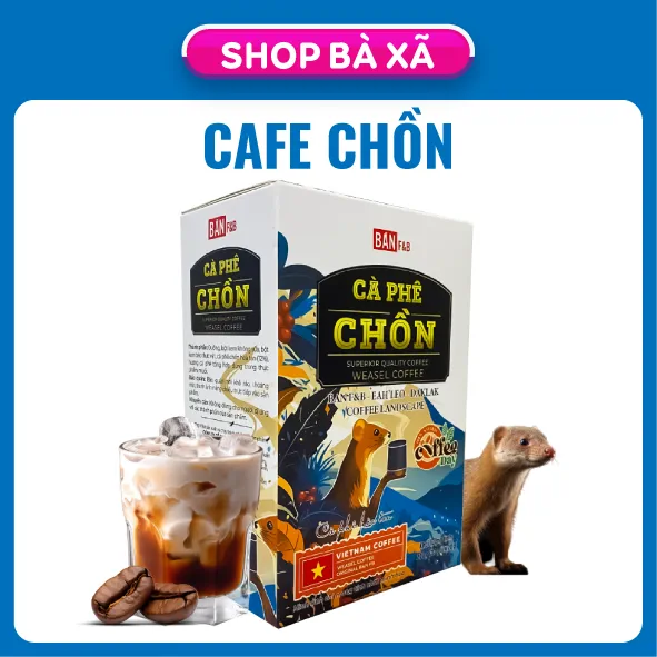 Cà Phê Hương Chồn Hộp 10 gói Chuẩn Việt Đậm Vị Ngon Khó Cưỡng Bản Cà Phê