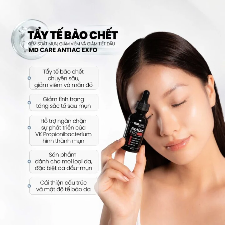 tẩy tế bào chết cho da dầu mụn