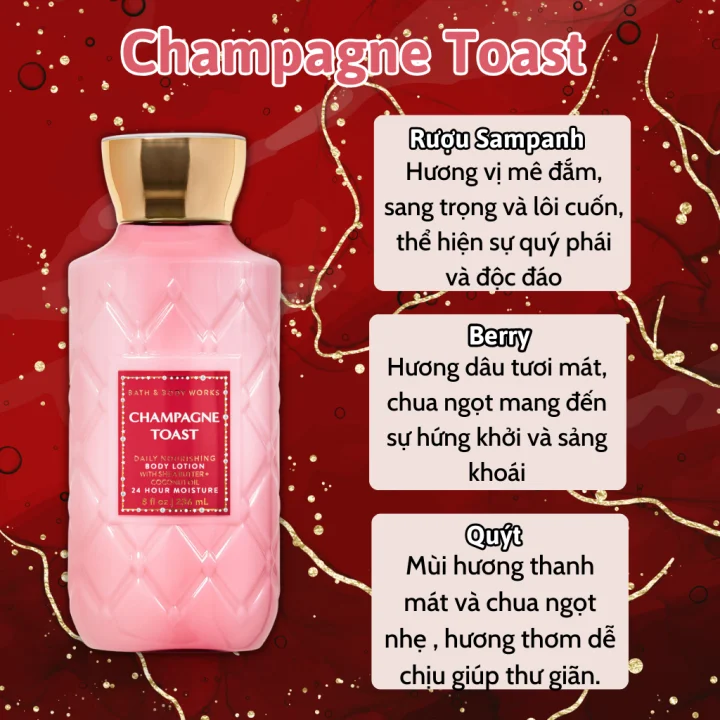 Sữa Dưỡng Thể Body Lotion Champagne Toast Bath And Body Works 236ml | Aemi