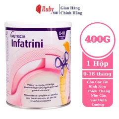 Sữa Bột Nutricia Infatrini Dành Cho Các Bé Nhẹ Cân, Suy Dinh Dưỡng 400G