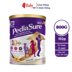 Sữa Bột Pediasure 10+ Hương Vani Dành Cho Trẻ Từ 10 Tuổi Trở Lên 800G