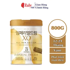 Sữa Bột Imperial Xo Số 3 Cho Trẻ Cung Cấp Hàm Lượng Protein Và Khoáng Chất Hộp 800G