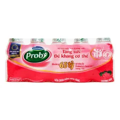 Sữa Chua Uống Probi Dâu 5 Chai 65Ml