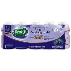 Sữa Chua Uống Probi Việt Quất 5 Chai 65Ml