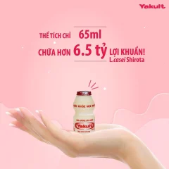 Sữa Uống Lên Men Yakult Nhật Bản Lốc 5 Chai 65M