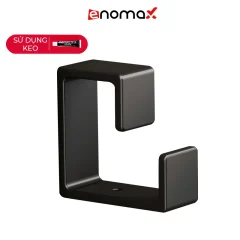 Móc treo chậu Enomax dán tường, chịu lực bền bỉ (Eno 0118) màu đenm