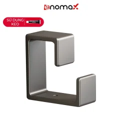 Móc treo chậu Enomax dán tường, chịu lực bền bỉ (Eno 0118) màu xám