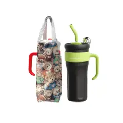 Túi đựng ly giữ nhiệt cho ly 1250ml có quai xách (Túi Gấu Xanh)