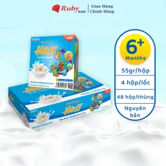 Thùng 48 Hộp Sữa Chua Trẻ Em Vị Nguyên Bản Cho Bé Từ 6 Tháng Tuổi