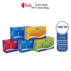 Giấy Lụa Hộp Pulppy (180 Tờ) - Màu Ngẫu Nhiên