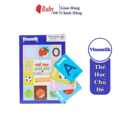 Bộ Thẻ Học Song Ngữ Và Tô Màu Cho Bé Hàng Khuyến Mãi Vinamilk