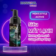 Combo Dung Dịch Vệ Sinh Nam Men’s Style Dạng Bọt Kháng Khuẩn Hanseoul 100Ml - Nice Guy