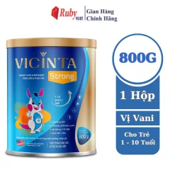 Sữa Bột Dinh Dưỡng Vicinta Strong Lon 800G Dễ Uống, Tăng Cân Cho Bé