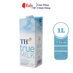 Hộp Sữa Tươi Tiệt Trùng Nguyên Chất Th True Milk 1L