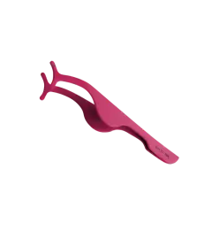 T09-01-VACOSI EYELASH TWEEZERS, CURVED Nhíp Gắn Mi Giả, Hồng Cong