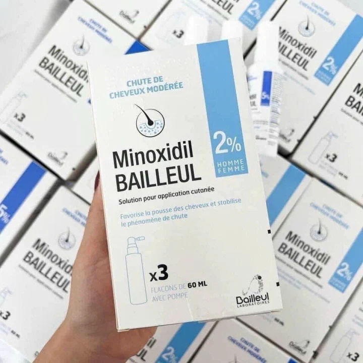 [Lẻ 1 Chai] Xịt Mọc Tóc Minoxidil Bailleul 2% Pháp